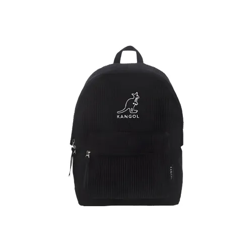 KANGOL Cotton Backpack Regular Unisex Black KANGOL Хлопок Рюкзак Стандартный Унисекс Черный