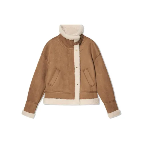 COVERINS Куртки Пальто Женские Кофейного цвета