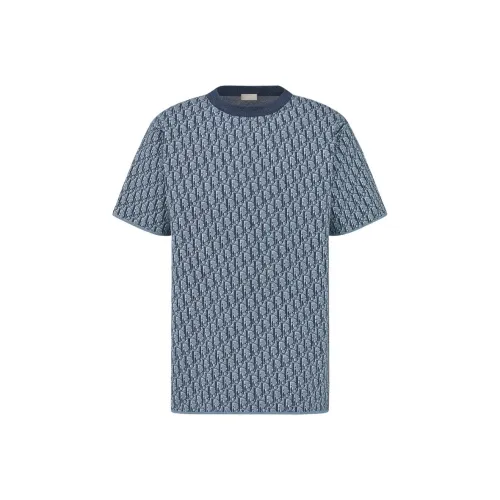 DIOR Мужские синие T-рубашки