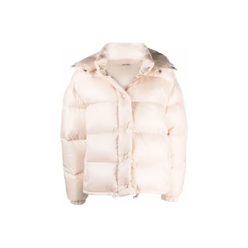 MIU MIU Пуховик Женский Бежевый