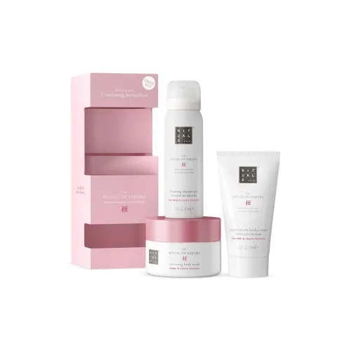 Rituals Вишневый цветок Trial Наборы для ухода Nourishing Увлажняющий гель для душа 50 мл + Скраб 125 г + Лосьон для тела 70 мл