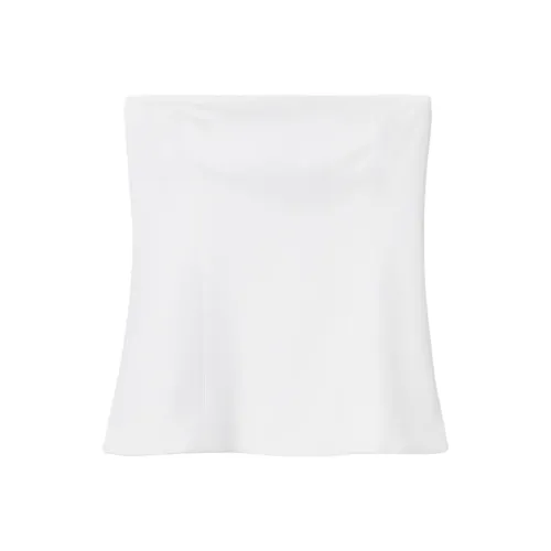 COS Без бретелей Топ Женский Белый