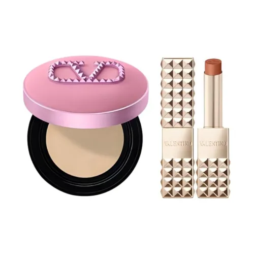 Valentino Dreamy Pink Light Sensing Air Cushion Powder Наборы косметики Легко смешивается Долговечный