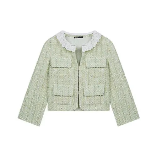 Maje Светло-зеленая Женская Куртка