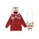 Red Coat + Bag  
Красный пальто + сумка