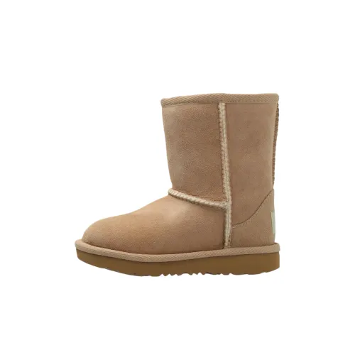 UGG CLASSIC II противоскользящие устойчивые к истиранию средние (MID) топ детские ботинки коричневый для детей 3-7 лет