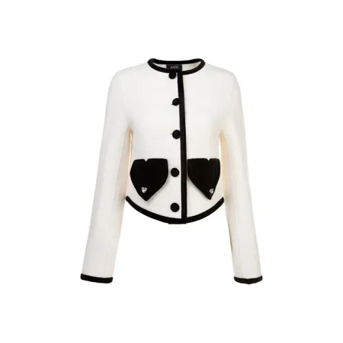 AIVEI Куртки Пальто Женские Белые