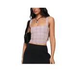 Розовый в клетку