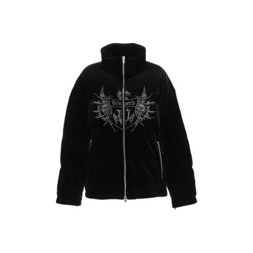 Vetements Черные Женские Пуховики