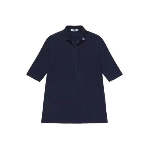 LACOSTE Поло Женское Морской Синий