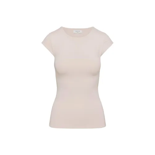 ARITZIA Арочный Розовый/Бант Розовый Женские Рубашки T