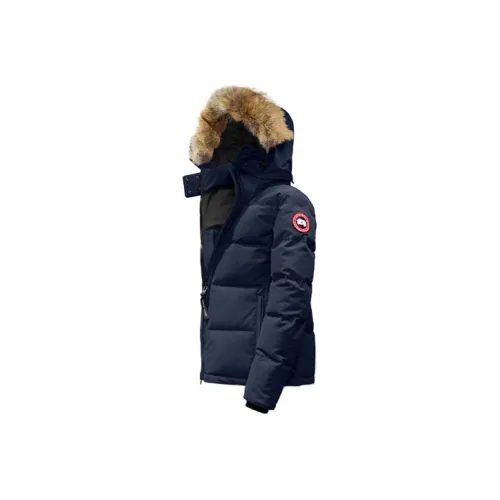 Canada Goose Chelsea Series Женские пуховики темно-синего цвета