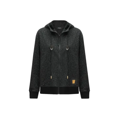 COCOBELLA Серебряный Onion Черный Пальто Женские Свитшоты