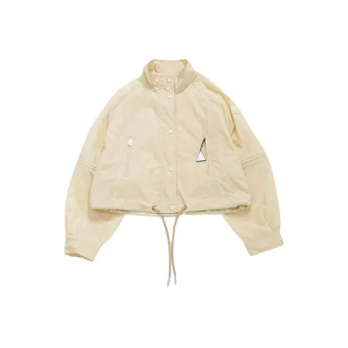 Moncler Куртки и Пальто Женские Светлый Умбра