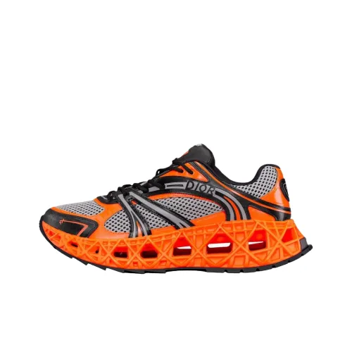 DIOR B35 NXXT Low Топ Повседневная обувь Мужская Оранжевый Черный Ограниченная серия Нумерированная серия