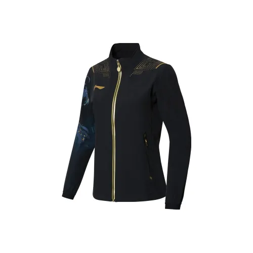 LINING Table Tennis Series Осенняя Куртка Женская Черная