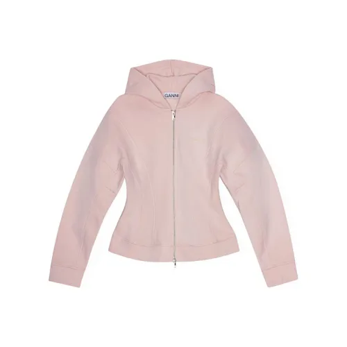 GANNI FW24 Свитшот Женский Песочный Розовый