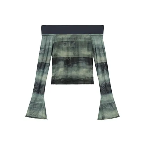 ARIADNAW STUDIO T-рубашка Женская Зеленая