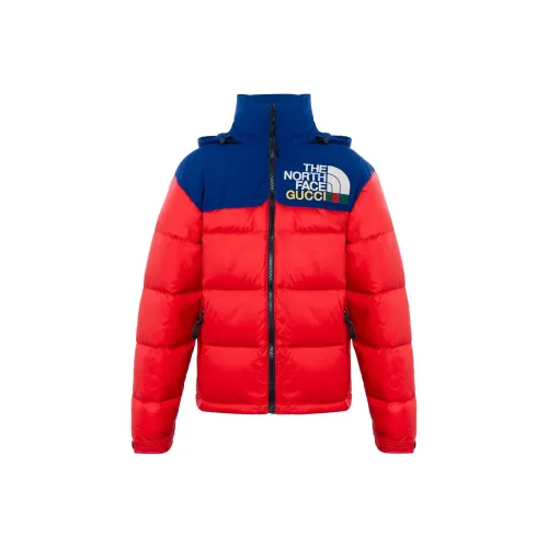 GUCCI x THE NORTH FACE Пуховик Женский Красный