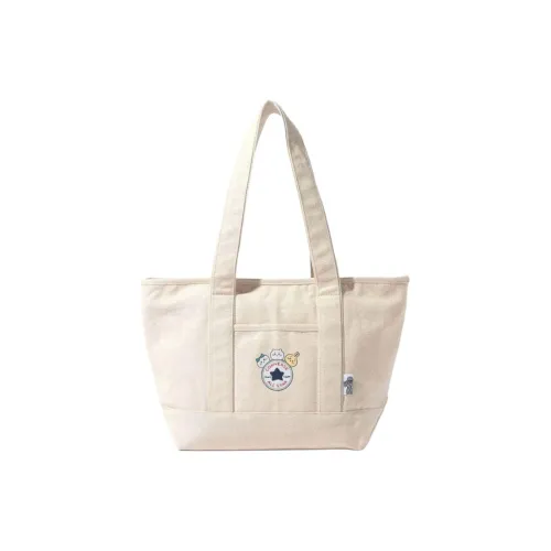 Chiikawa × Converse Коллаборация Холст Тоут Сумка Сумка для покупок Холст Сумка Сумка через плечо Средняя Унисекс Белый