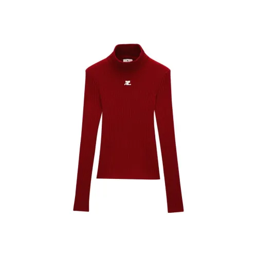 COURREGES Красный Женский Трикотаж