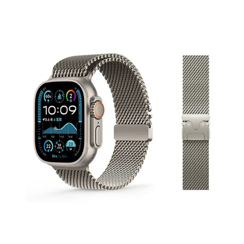 TZXZ Ремень Apple Совместимость Металл 220 мм