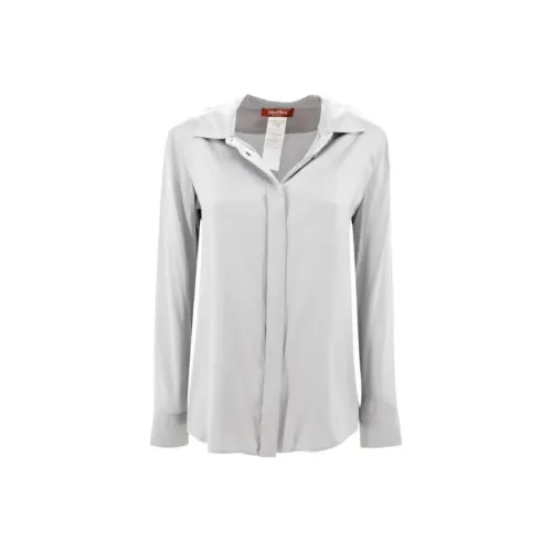 MaxMara Studio Рубашка Женская Белая