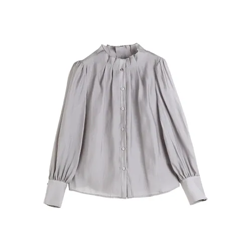 Hang Yi Court Рубашка Женская Серого цвета