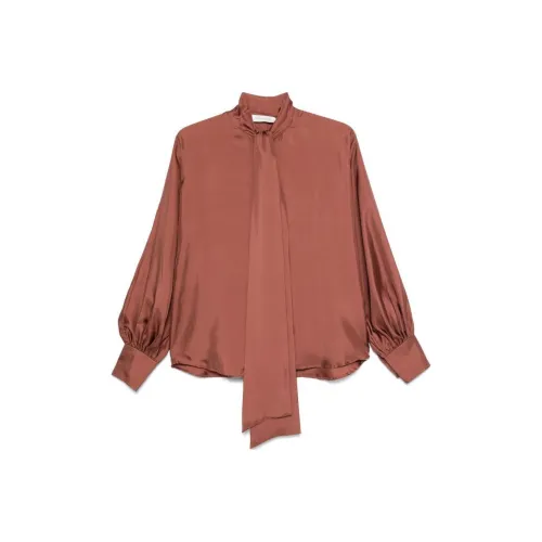 Zimmermann FW24 Рубашка Женская Красный Умбра