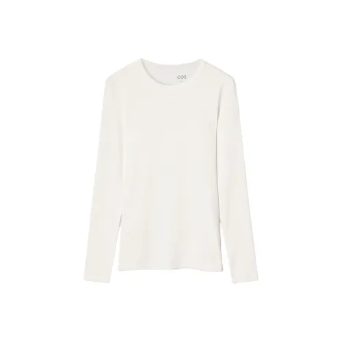 COS Обычная T-рубашка Женская Белая