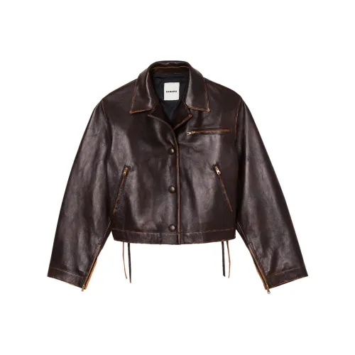 Sandro Куртки и Пальто Женские Коричневый