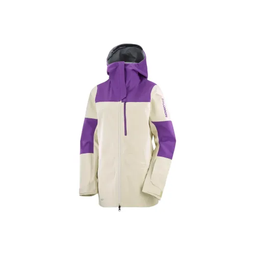 SALOMON Shell Jacket Coats Coats Women's White
