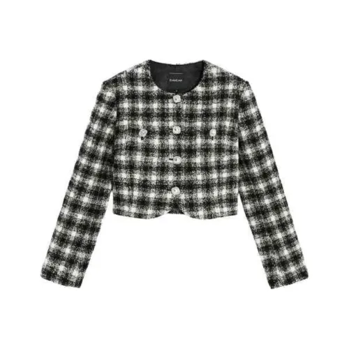 BEBE Куртки Пальто Женские Черный Белый