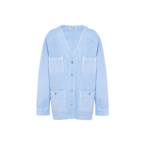 MIU MIU Синие Женские Куртки