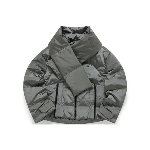 FILA Пуховик Зимний Женский Акула Серый