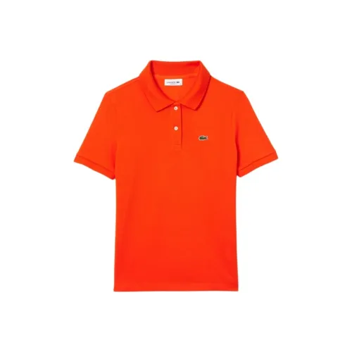 LACOSTE Поло Мужское Темно-оранжевое