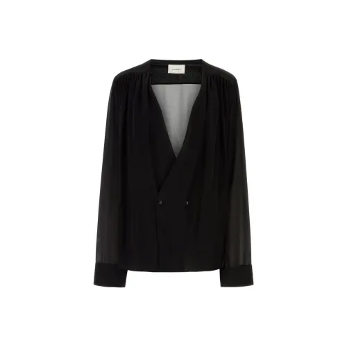 SAINT LAURENT FW24 Рубашка Женская Черная