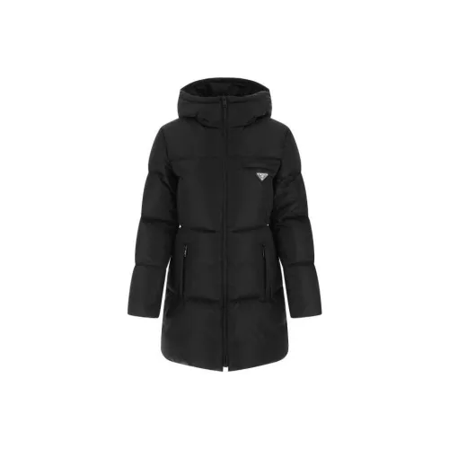 PRADA Пуховик Зимний Женский Черный
