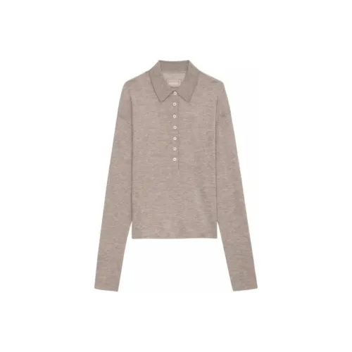 Zadig Voltaire Трикотаж Женский Светлый Умбра