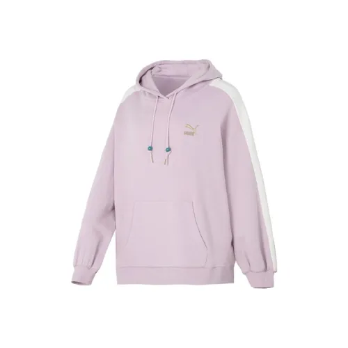 PUMA Фиолетовый Женские Свитшоты