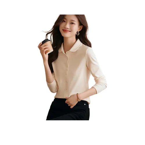 Mo Han Yi Mei Рубашка Женская Бежевая
