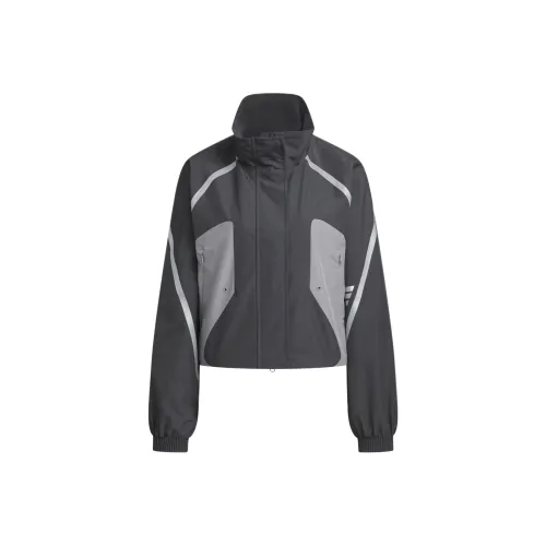 Adidas FUSTL W P JKT2 Куртка Женская Угольный Черный
