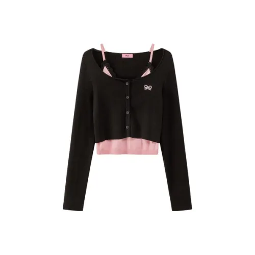 CHUU Черный Женский Трикотаж