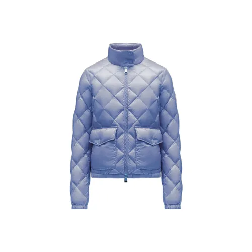 Moncler SS22 Пуховик Женский Светло-фиолетовый Синий