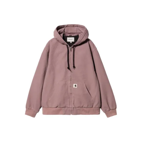 Carhartt WIP Женские OG Active Jacket Straight Куртки Пальто Женские Серый Розовый