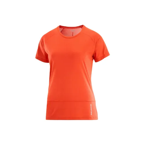 SALOMON CROSS RUN T Рубашка Женская Вишня Томат