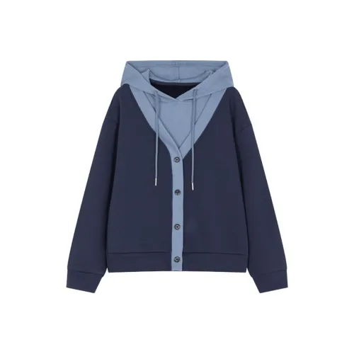 IHIMI Толстовка Женская Темно-Синяя