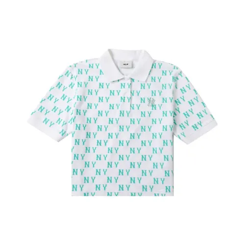 Mlb Base Logo Нью-Йорк Янкис Поло Женские Экрю