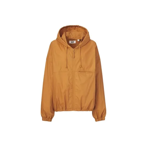 UNIQLO SS22 Loose Fit Куртка Женская Оранжевая Коричневая