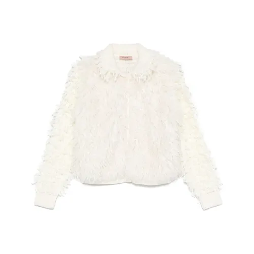 TWINSET Milano FW24 Трикотаж Женский Белый